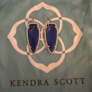 Kendra Scott Cobalt Blue Skylar Earrings
